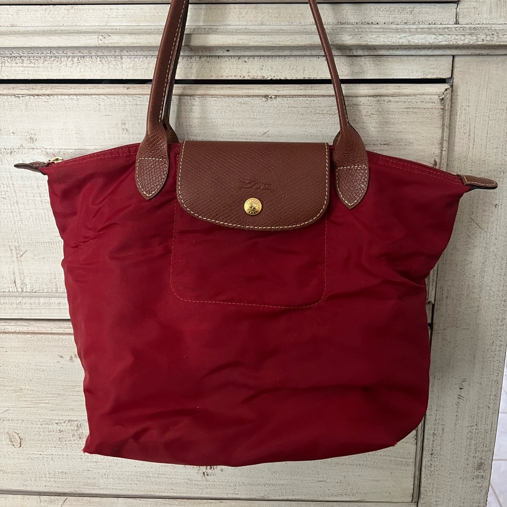 Longchamp Red Medium Bag